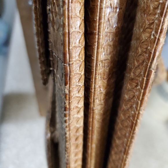 Vintage  Genuine Python Shoulder bag EUC - Picture 10 of 12